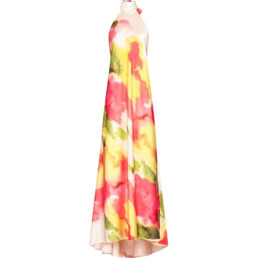 Silvia Tcherassi abito lungo sherry - toni neutri