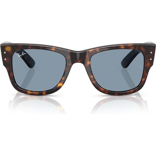 Ray-Ban occhiali da sole rb0840s 902/56 mega wayfarer havana/blu unisex