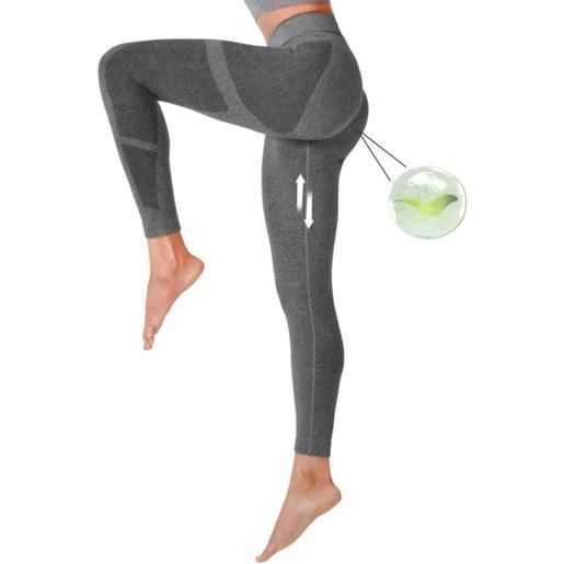 Guam fibramar leggings snellente power fit colore grigio misura s/m