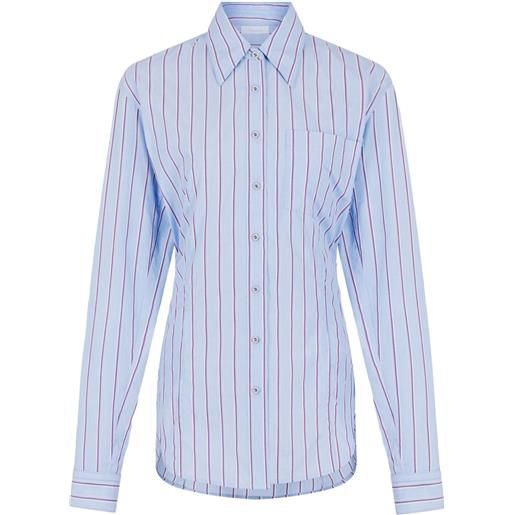 Rabanne camicia a righe - blu