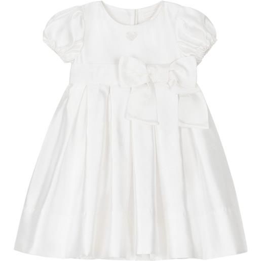 Dolce & Gabbana Kids set abito in raso - bianco