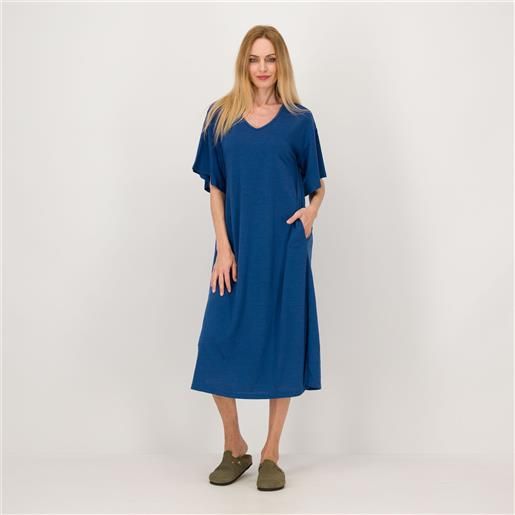 Carole Hochman abito caftano a maniche corte in maglia crêpe