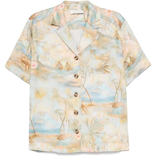 ZIMMERMANN camicia illuminate - blu