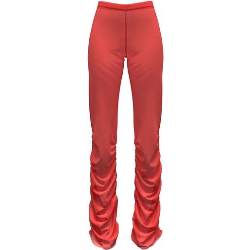 Maccapani leggings a vita alta - arancione