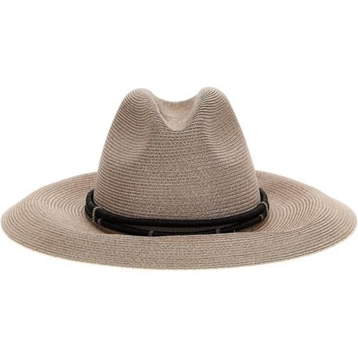 Brunello Cucinelli cappello a tesa larga - toni neutri
