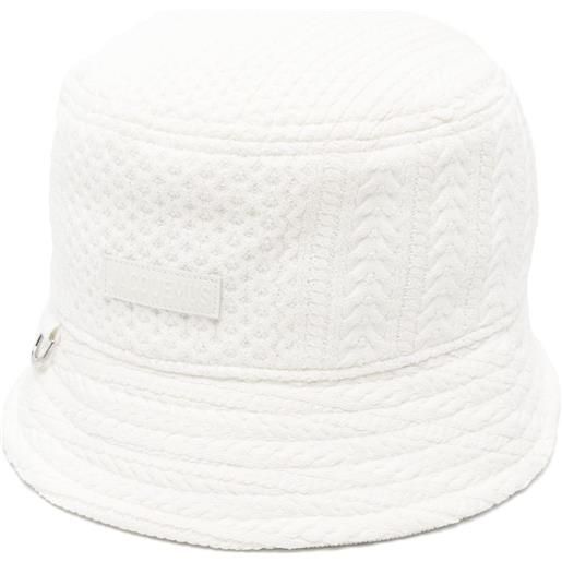 Jacquemus cappello bucket le bob belo - bianco