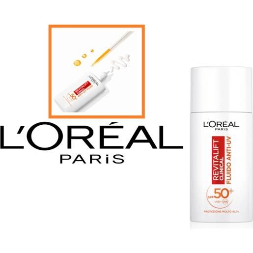 L'OREAL ITALIA SpA DIV. CPD l'oreal paris revitalif clinical - fluido viso anti uv spf 50+, + vitamina c
