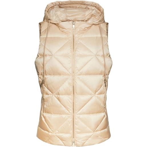 ELENA MIRO` gilet imbottito - toni neutri