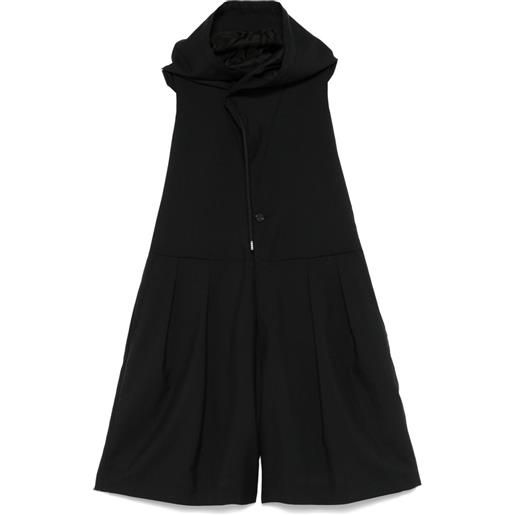 Noir Kei Ninomiya tuta corta con cappuccio - nero