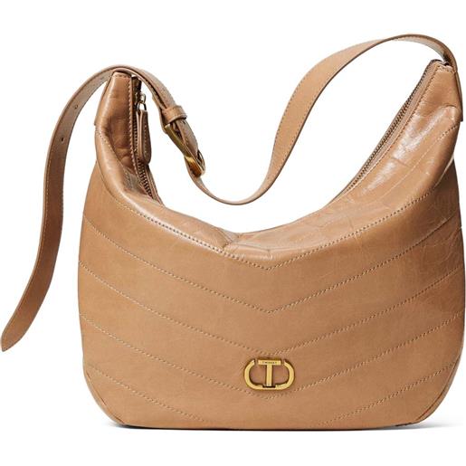 TWINSET borsa a spalla madison - toni neutri