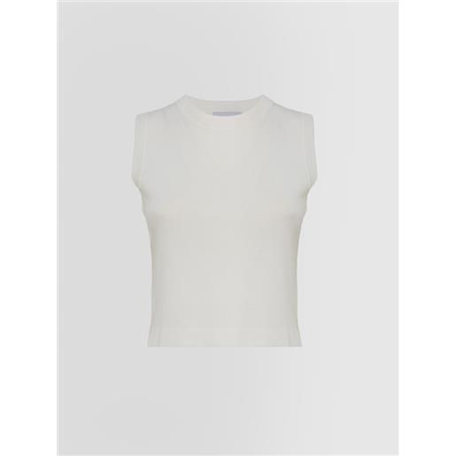 ALPHA STUDIO canotta cropped match set
