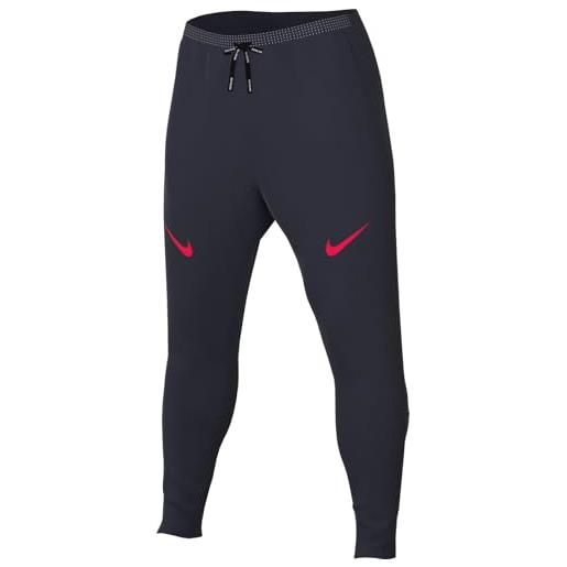 Nike pantaloni da running aeroswift dri-fit adv da uomo, obsidian/bright crimson, fn3361-451, xl