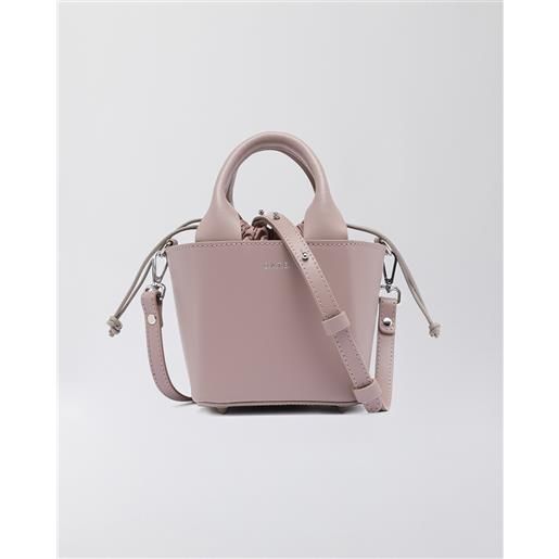 D.A.T.E. cubo bag leather cipria