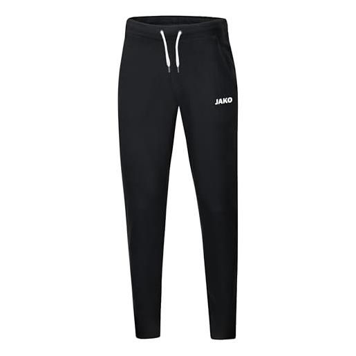 JAKO pantaloni da jogging da donna base, donna, pantaloni da jogging, 8465d, nero, 36