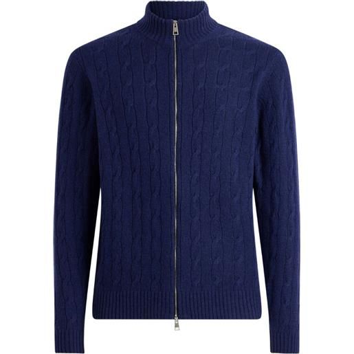 ETRO cardigan in cashmere - blu