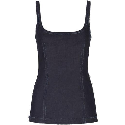 Marni corsetto denim - blu