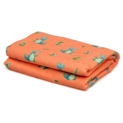 Kiokids telo mare bambini in microfibra - arancio