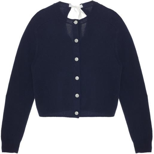 Carven cardigan in cashmere - blu