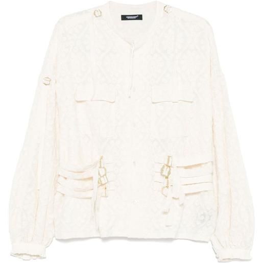 Undercover camicia con ricamo - toni neutri