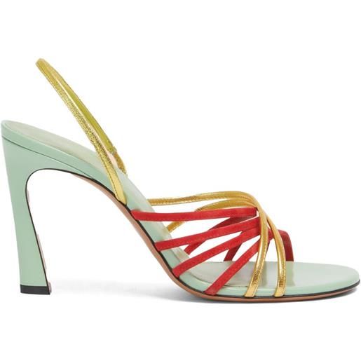 Marni sandali in pelle - rosso