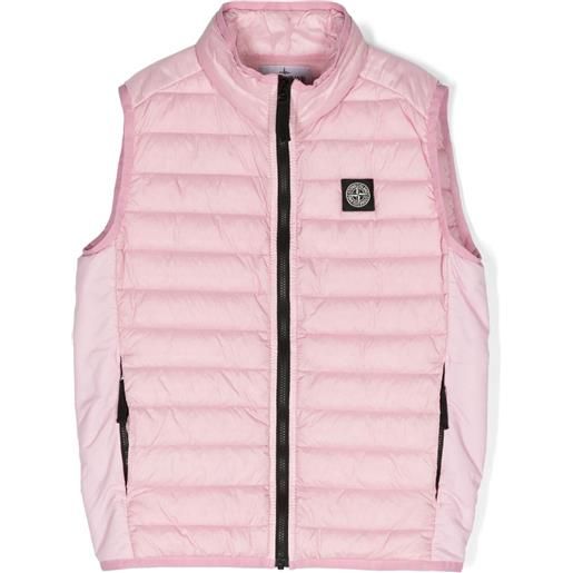 Stone Island Junior gilet imbottito trapuntato - rosa