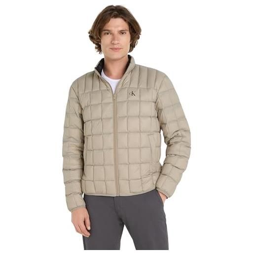 Calvin Klein jeans ultra light down jacket j30j324981 giacche imbottite, blu (goblin blue), l uomo