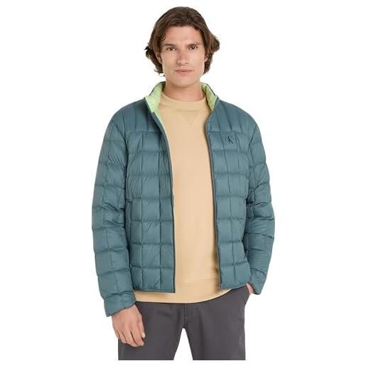 Calvin Klein jeans ultra light down jacket j30j324981 giacche imbottite, beige (plaza taupe), s uomo