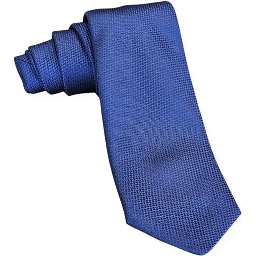 Ferragamo cravatta 3-zero - blu