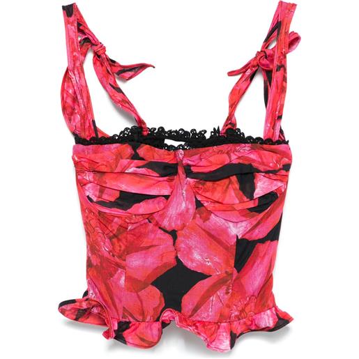 Charo Ruiz Ibiza top dessine - nero