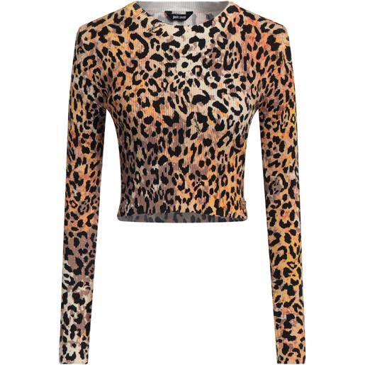 GORGLITTER Leo Women's Long Sleeve Leopard Print Blouse 3/4 Sleeve Blouse, Leo Grey, S