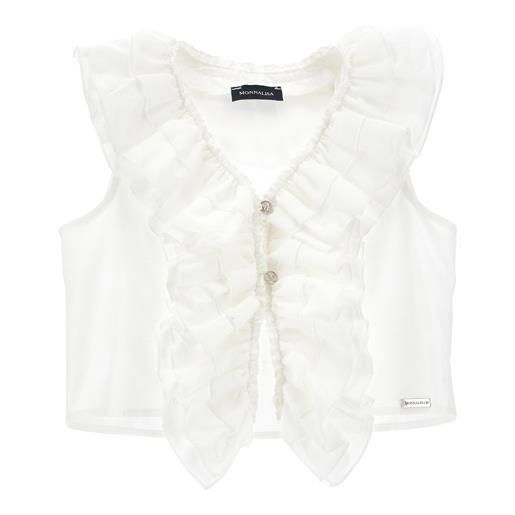 Monnalisa top mussola con rouche