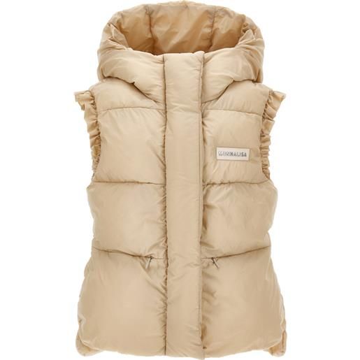 Monnalisa gilet con cappuccio imbottito leggero