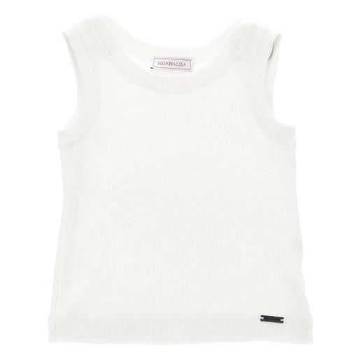 Monnalisa canotta basica a costine