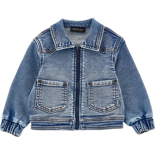 Monnalisa giubbetto jeans con zip