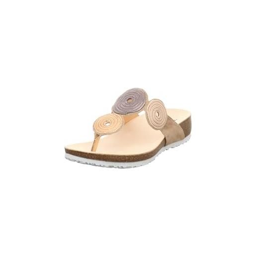 Think! julia damen lederfutter, mocassino donna, linen kombi 4010, 39 eu