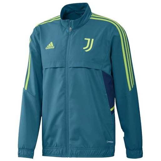 JUVENTUS adidas stagione 2022/2023 ufficiale coat, giacca sportiva uomo, active teal, m