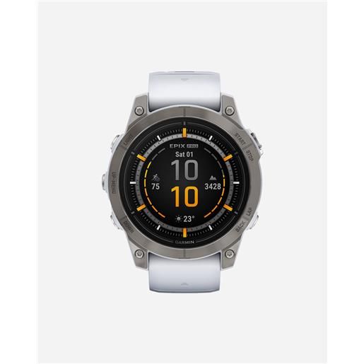Garmin epix pro 47mm saph - orologio multifunzione - bianco