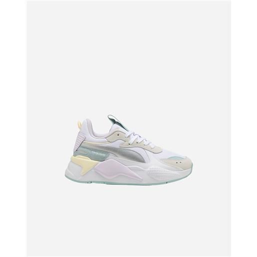 Puma rs-x metallic gs jr - scarpe sneakers - bianco