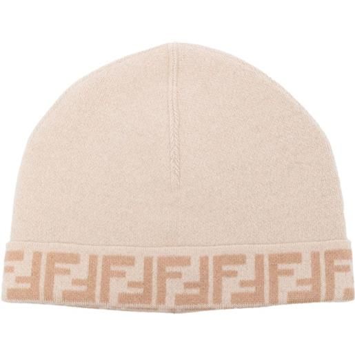 Fendi Kids berretto reversibile - toni neutri