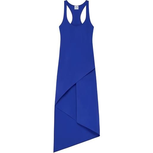 Courrèges abito midi infinity - blu