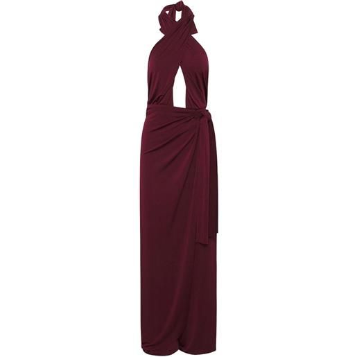 Johanna Ortiz tuta intera con scollo posteriore - rosso