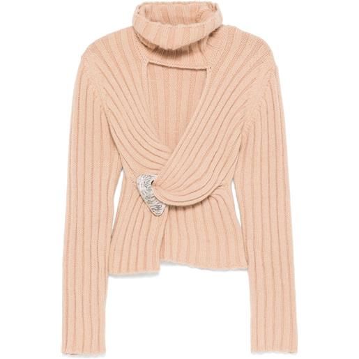 AREA maglione a collo alto - toni neutri