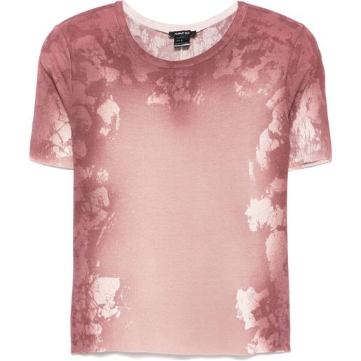 Avant Toi t-shirt a coste - rosa
