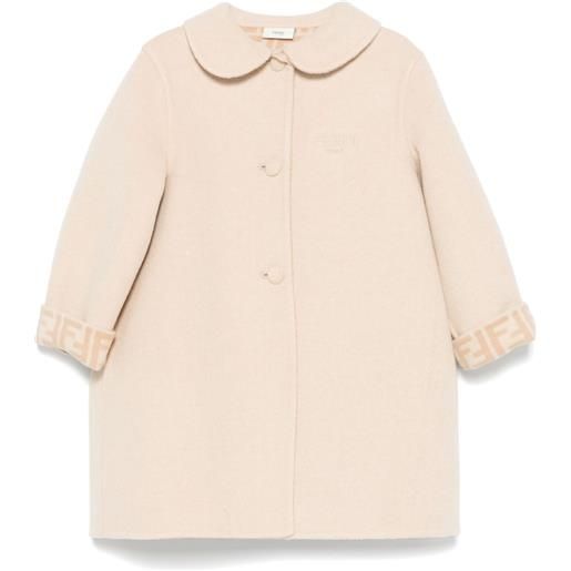 Fendi Kids cappotto svasato - toni neutri