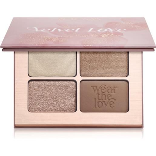 ZOEVA velvet love eyeshadow quad 4x1,5 g