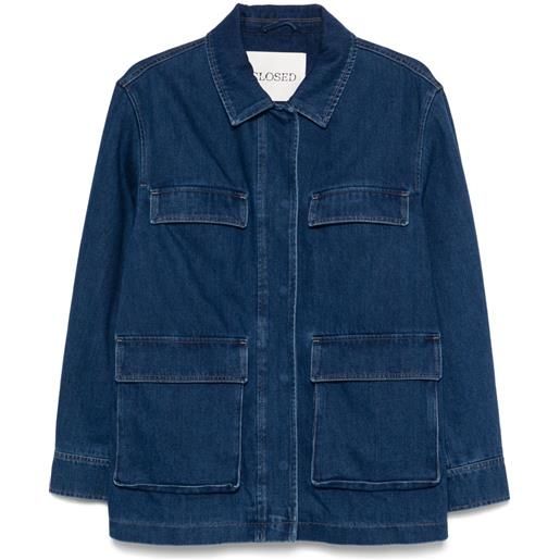 Closed giacca field - blu