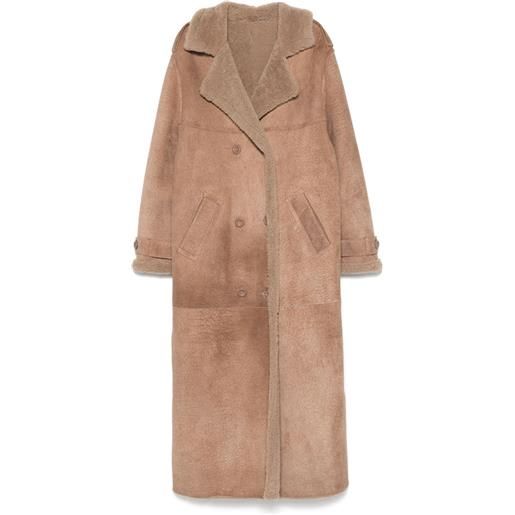 Manokhi cappotto ivana - marrone