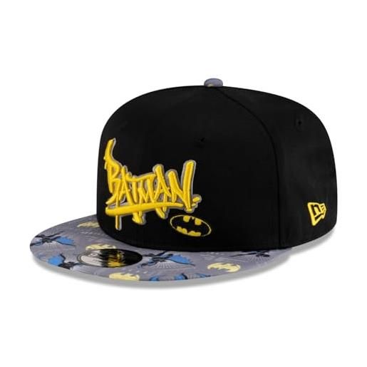 New Era 9fifty snapback - berretto per bambini batman graffiti, nero , 4-6 jahre