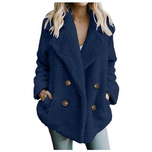 Generico nuova giacca invernale imbottita in cotone da donna, giacca imbottita slim aderente di media lunghezza da donna, giacca imbottita in caldo piumino blazer donna invernale piumini donna 100 grammi lungo