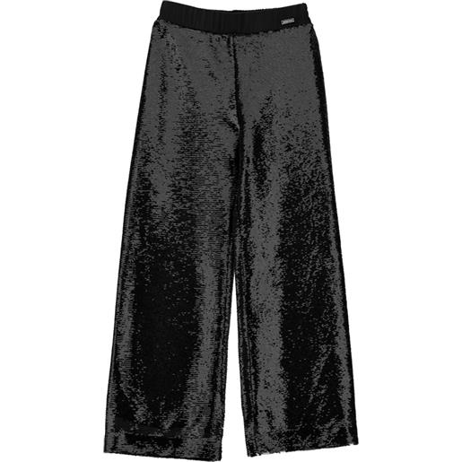 Monnalisa pantaloni palazzo paillettes